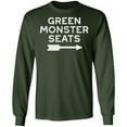 thumbnail image 1 of Green Monster Seats Long Sleeve T-Shirt, 1 of 3