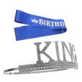 thumbnail image 2 of Shisuyan Shoulder Strap Crown Satin Alloy Rhinestone 1Set 160X9.5X1.2In, 2 of 9