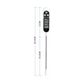 thumbnail image 3 of 2 pack Kitchen Thermometer, Digital Thermometer with Long Probe, Instant Read Cooking Thermometer, Meat Thermometer for Food, Meat, Oil, Milk, Wine, BBQ and Hot Water, 3 of 5