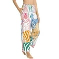 thumbnail image 3 of Kdxio Women's Comfy Stretch Zebra ColourfulPrint Drawstring Pajama Pants-Small, 3 of 9
