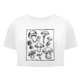 thumbnail image 4 of Heliisoer Hauts pour Femmes, Liquidation d'Été Mode Femme T-Shirt Court à Col Rond Imprimé Manches Courtes Haut Décontracté, 4 of 5
