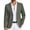 Army Green, variant on Mens Casual Blazer Knit Sport Coat Lightweight Two Button Suit Jacket