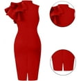 thumbnail image 3 of Women's Cocktail Bodycon  Sleeveless Formal Mini Pencil Dress, 3 of 19