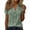 Green-linen shirts for women, variant on Hilenly Womens Short Sleeve Button Down Shirt V Neck Cotton Linen Shirts Beach Vacation Tees