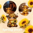 thumbnail image 6 of PLPPYFS Highland Cow Night Light, Cow Shape Warm Ambiance Lighting, Sunflower Rustic Animal Lamp, Table Decor with Soft Glow, Interior Accent Suitable Dwelling Spaces, Bedroom Nursery Room, 6 of 9