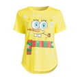 thumbnail image 5 of SpongeBob SquarePants Women's Christmas T-Shirt with Short Sleeves, 5 of 5