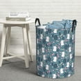 thumbnail image 5 of Goofa Forest Rabbit Printed Circular Hamper,Laundry Basket with Handles,Storage Baskets Foldable,Large Capacity Laundry Hamper-Medium, 5 of 8