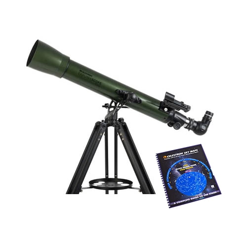 Celestron ExploraScope 22101 70AZ Refractor Telescope with Basic Smartphone Adapter 1.25 Capture Your Discoveries