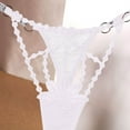 thumbnail image 5 of ZVNAΖH Women's Sexy G String Thongs, Valentine's Day Gifts, Couple Supplies, One Size, Floral Lace Panties Hollow Out See Though Panties, 5 of 6