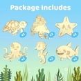 thumbnail image 3 of Under the Sea Party Favors - 12 PCS Ocean Animals Birthday Party Supplies - Sea Bubbles & Paint Crafts - Mermaid Shark Birthday Decorations Goodie Bags Stuffers Gifts Prizes for Kids Girls Toddler, 3 of 8