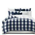 thumbnail image 1 of Basic Check Blue Comforter Set Full, 1 of 5