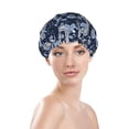thumbnail image 2 of Dragon A Shower Cap, Reusable Bath Hair Hat for all Hair Lengths Hair Cover with Elastic Band Double Waterproof Layers Bathing Hat, 2 of 5