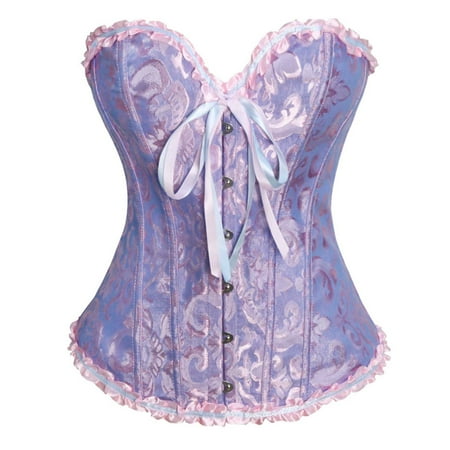 Corset Tops for Women Bustier Shapewear Lingerie Lace Waist Push Up Bodysuit