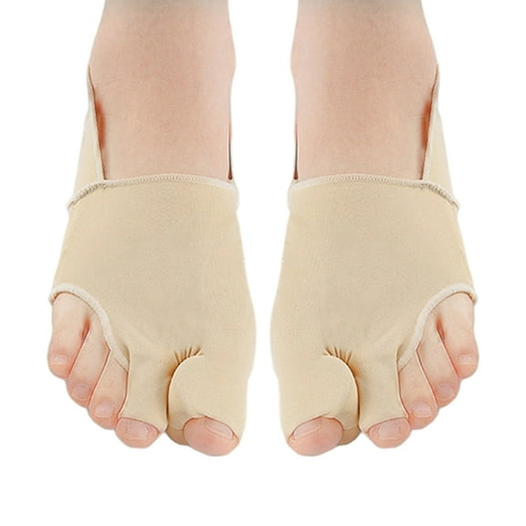 Jkung 1 Pair Bunion Corrector Kit Relieve Pain Correct Foot Shape with Toe Separator Rear Foot Strap Unisex Supply