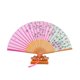 thumbnail image 4 of Ventilador plegable de seda Flores de cerezo japonés Fan de la mano Adornos de la decoración del hogar Fiesta de bodas Accesorios de baile, 4 of 7