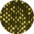 thumbnail image 1 of Ahgly Company Indoor Round Patterned Midnight Gray Area Rugs, 4' Round, 1 of 6