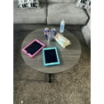thumbnail image 2 of GVN Coffee Tables,3-Piece Coffee Table Set Round Coffee Table and 2PCS Square End Tables-White and Gold, 2 of 13