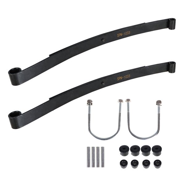 Labwork FOR EZGO RXV Golf Cart Heavy Duty Rear 2 Leaf Spring Kit with