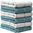 thumbnail image 6 of Bumble Towels Highly Absorbent Aqua Cotton Kitchen Towels (6 Count), 6 of 6