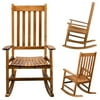 Square Wooden Rocking Chair,24.41 x 33.86 x 46.06inch-Original Color
