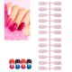 thumbnail image 3 of 240 Uds. Puntas de exhibición de Color de Gel de uñas muestras de práctica plegables de doble cara rosa, 3 of 7