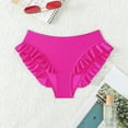 thumbnail image 6 of CAIVO Women Swimwear Summer Fashion Ruffle Edge Glare Swimming Trunks Female Conservative Swim Trunks Classic Beach Vacation Swim Wear, 6 of 6