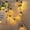 Pineapple, variant on Geometric Metal Lights, 3M 20 LEDs Diamond Fairy String Lights Battery Powered Rose Gold Geometric Led Fairy Lights for Bedroom,Wedding