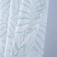 thumbnail image 2 of RT Designers Collection Faye Grommet Metallic Sheer Printed Doily Curtain Panel 54" x 84" Sage, 2 of 2
