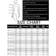 thumbnail image 7 of INSPIRE CHIC Women's 2 Piece Suit Back to School Teacher Outfit Set Collarless 3/4 Sleeve Blazer High Waist Pencil Skirt Work Outfits Coffee XL, 7 of 7