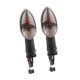 thumbnail image 1 of 2 luces de señal de giro fáciles de instalar, 12 V, para motocicleta Cubierta gris, 1 of 9
