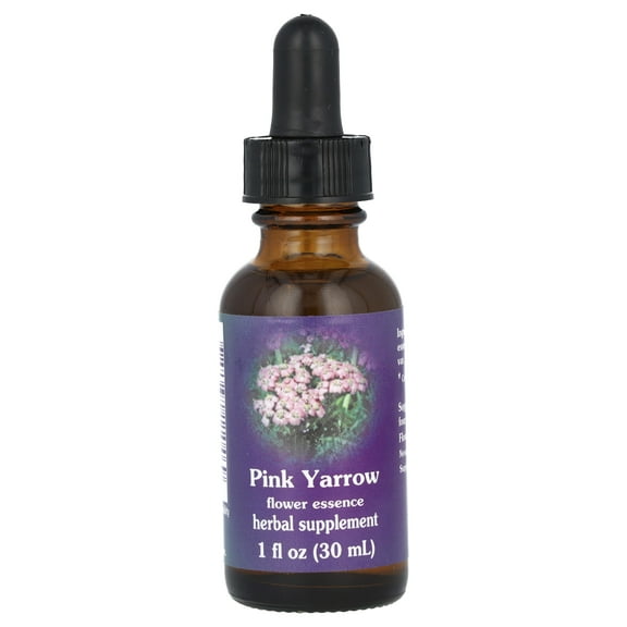 Flower Essence Services Pink Yarrow, Flower Essence, 1 fl oz (30 ml)