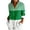 Green, variant on Women's Long Sleeve Button Down Shirts Casual Striped Dress Shirt Collared Office Work Blouse Tops Size S-XXL
