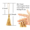 thumbnail image 4 of Gold Decorative Tassels, 12-Piece Set, Ideal for DIY Crafts, Graduation Caps, and Gift Wrapping, 4 of 10