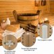 thumbnail image 3 of Sauna Thermometer Hygrometers and Hourglass, Betterlife 15 Minute Timer 2 in 1 Sauna Room Thermometer Hygrometer, 3 of 5