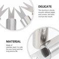 thumbnail image 4 of Stainless Steel Corn Skewers for Professional Bbq Use 8Pcs Silver Set, 4 of 4