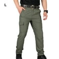 thumbnail image 4 of Pantalones cargo de secado rápido Sonducket para hombre fondo largo resistentes al desgaste Verde L, 4 of 6