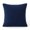 Dark Blue, variant on Solid Corduroy Throw Pillow Cover 18x18 Inch Soft Ribbed Square Cushion Case For Couch Bed Living Room Khaki
