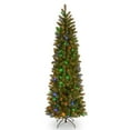 National Tree Company PreLit 'Feel Real' Artificial Slim Downswept