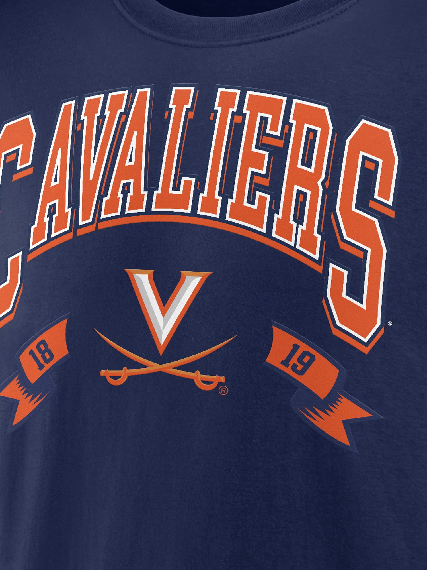 NCAA Virginia Cavaliers Men's Cotton Navy Short Sleeve T-Shirt