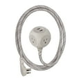 thumbnail image 2 of 360 Electrical 6ft 3-Outlet Habitat Premium Extension Cord w/2 USB, French Gray, 2 of 33
