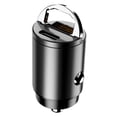 thumbnail image 1 of Cargador De Coche Adaptador de teléfono de carga rápida de puertos duales portátiles 30W Mini cargador de coche USB rápido, 1 of 5