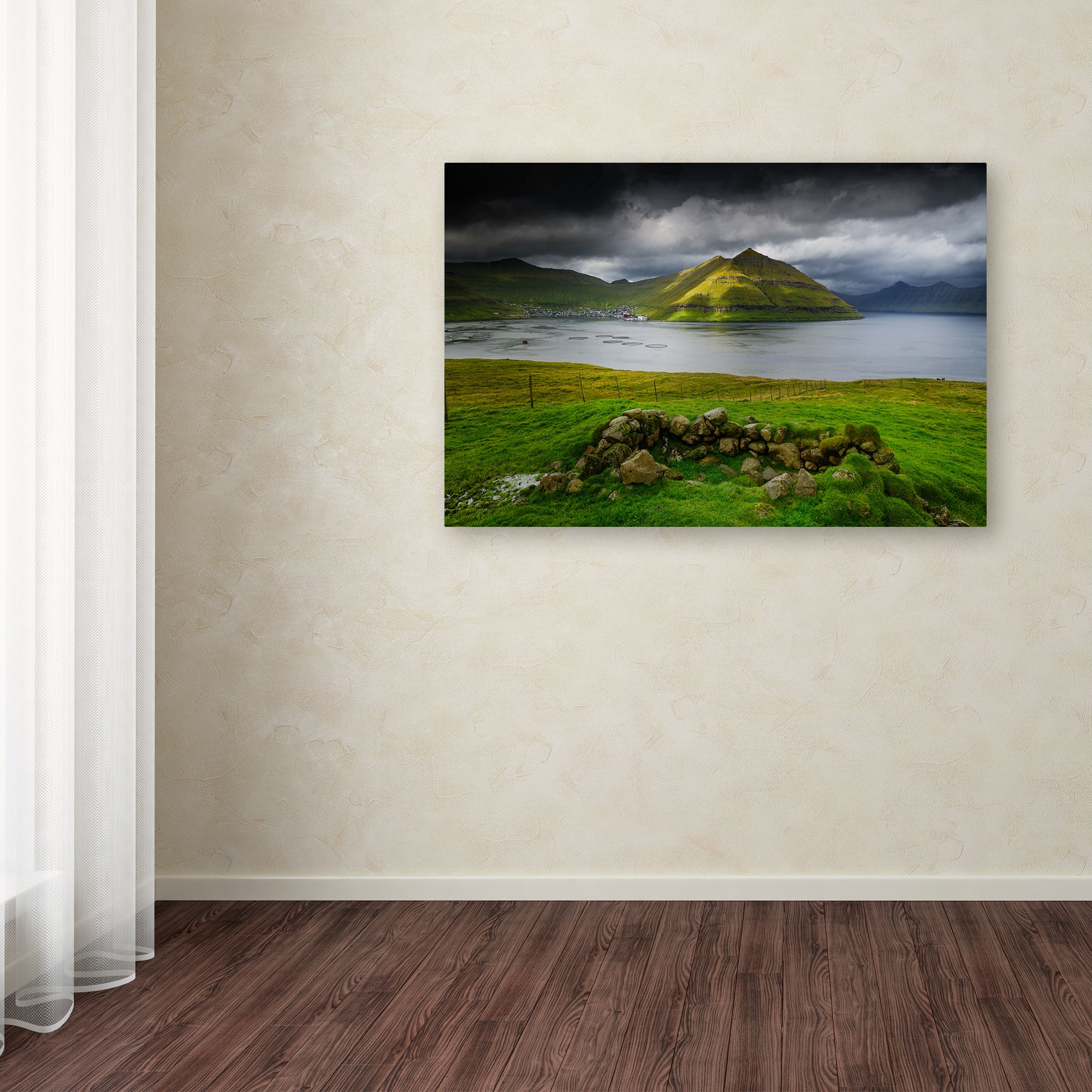 Trademark Fine Art 'Viking Landscape' Canvas Art by Philippe Sainte-Laudy