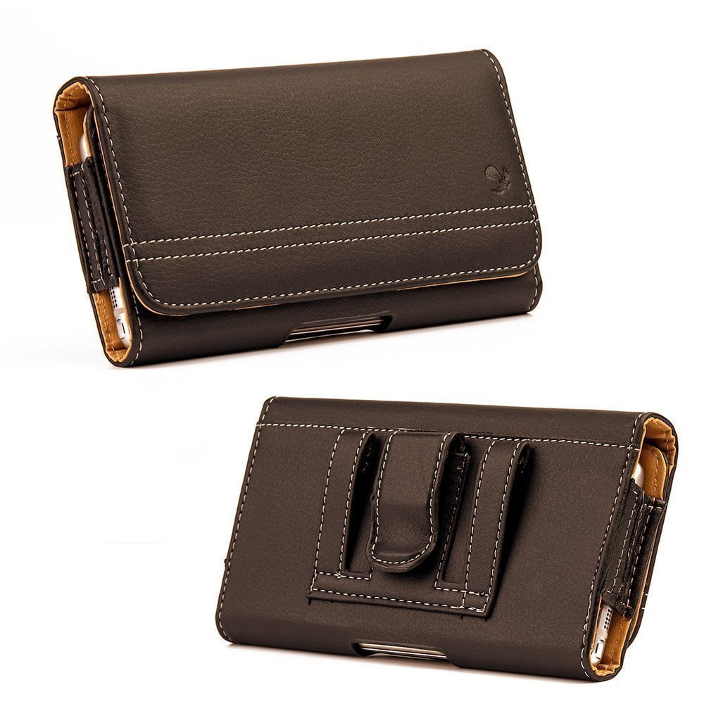 Gcepls Marsupio Orizzontale In Vera Pelle Con Clip In Metallo - Foto 3