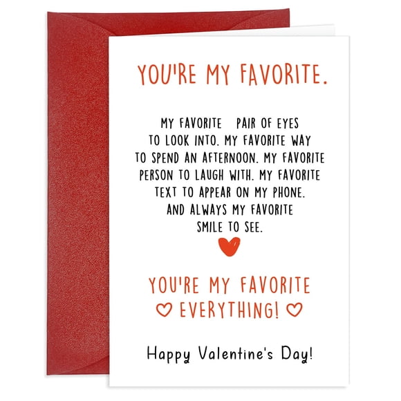 Tarjeta de San Valentín HEYINSHEN, regalo romántico para él o ella