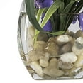 thumbnail image 4 of Nearly Natural Dancing Lady Orchid Liquid Illusion Silk Flower Arrangement, Purple, 4 of 7