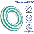 thumbnail image 3 of Inflatable swimming ring, retro striped swimming ring, thickened inflatable pool float, swimming ring, summer beach pool swimming ring, suitable for c, 3 of 5