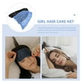 thumbnail image 4 of LULULION 2Pcs Hair Hats Light Blue Mesh Hair Protection for Sleeping Women, 4 of 5
