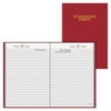 At-A-Glance Non-Refillable Standard Business Diary - One Page Per Day, 5-3/4 X 8-1/4 in, Daily, 12 Months, Jan - Dec, Red