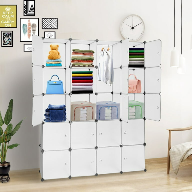 Plastic Cube Storage Cabinet Wardrobes