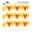 Opaque, variant on Ben 10 Heatblast Head Heart Shaped Planner Calendar Scrapbook Craft Stickers